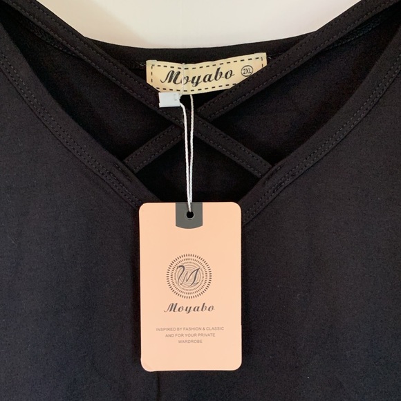 Women's Elegant V-Neck - Casual Sleeveless Summer Dress with Pockets -runs small - Picture 2 of 7